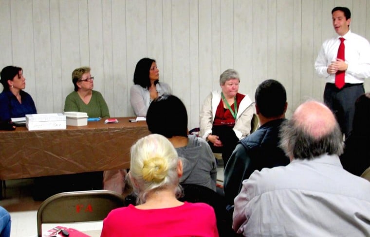 Lindenwood civic’s first post-Sandy meeting  1