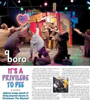 Upbeat songs speak of living beyond means in ‘Urinetown the Musical’ 1