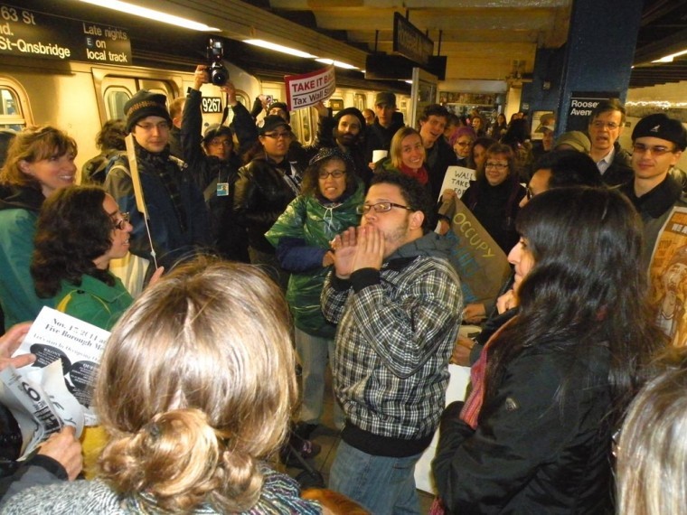 Occupy Wall Street protesters meet in Queens