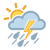 Partly Cloudy T-Storm