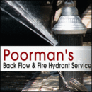 Poorman's Back Flow & Fire Hydrant Service