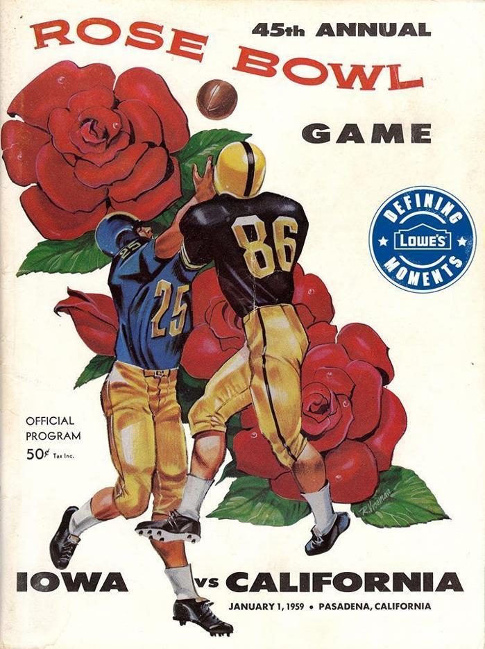 Rose Bowl memories 1959 Iowa Hawkeyes Football