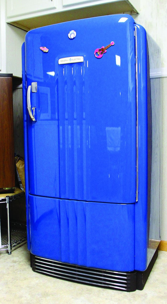 Blue Refrigerator