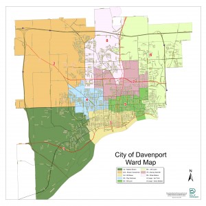 davenport map ward aldermen boundaries cross wards