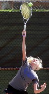 Girls tennis: Deering stands tall for Indians