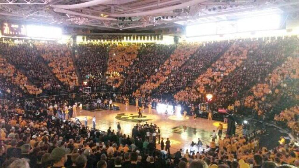 Black and Gold Spirit Game at CarverHawkeye Arena Iowa