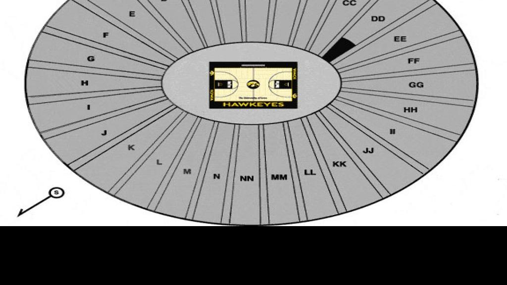 CarverHawkeye Arena seating chart Iowa Hawkeyes Basketball