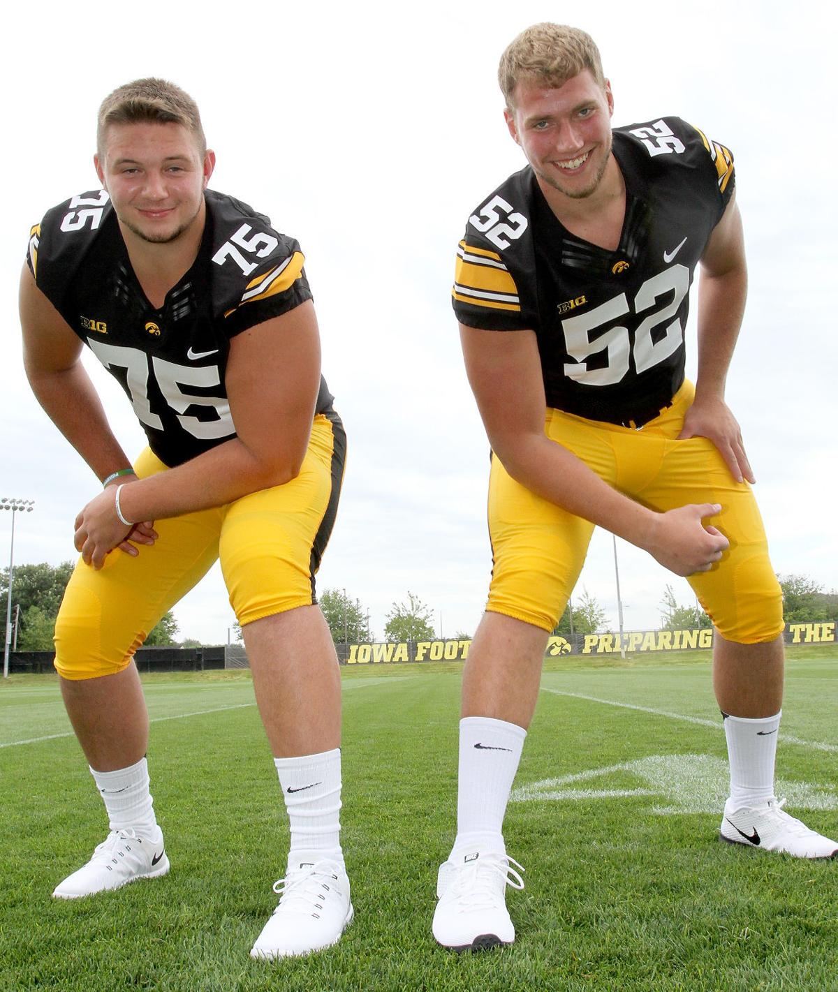 Hawkeyes tackles have grown into job Iowa Hawkeyes Football