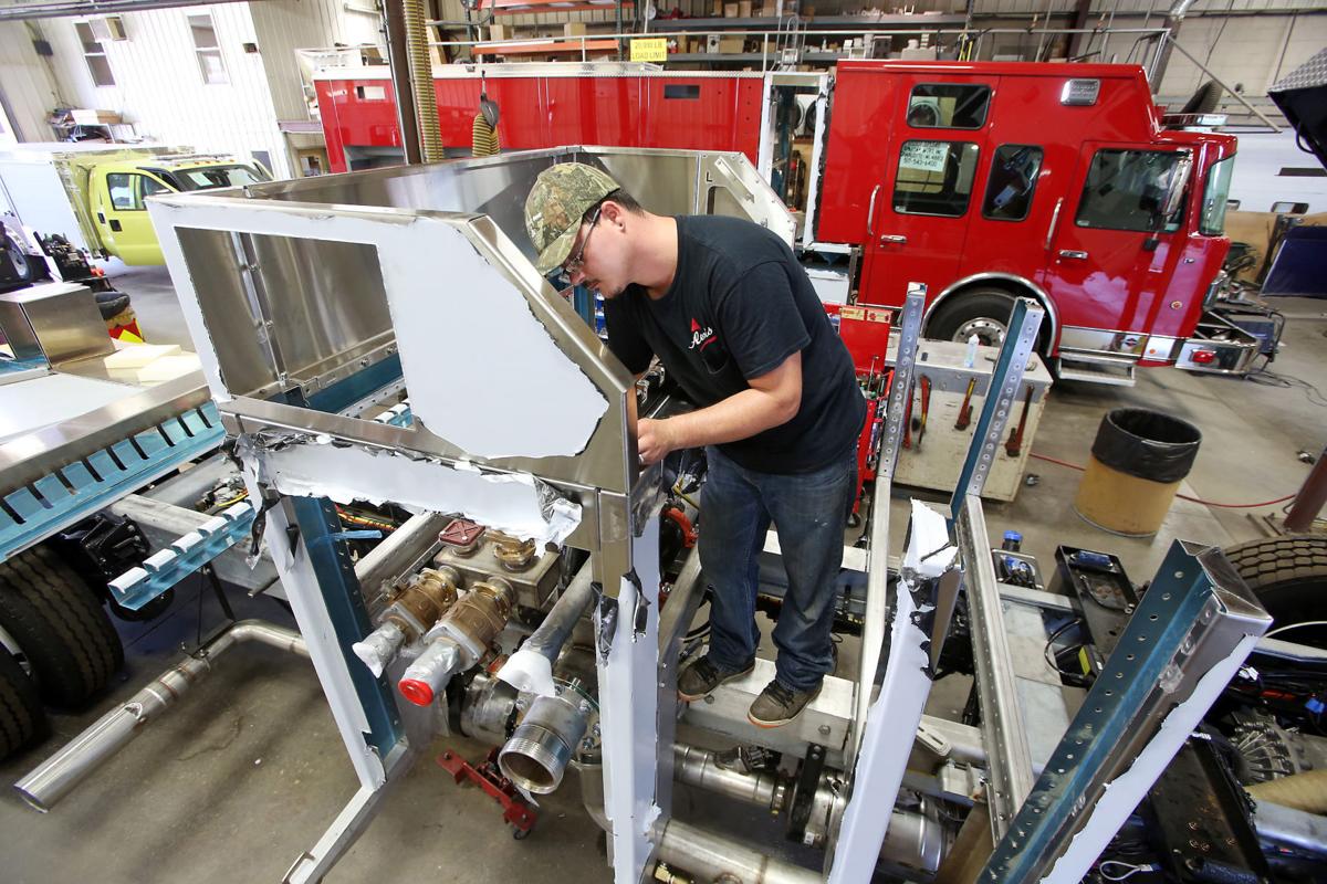 Firetrucks, courtesy of Alexis Local News