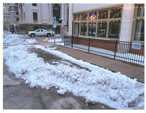 Downtown restaurant owner criticizes snow removal