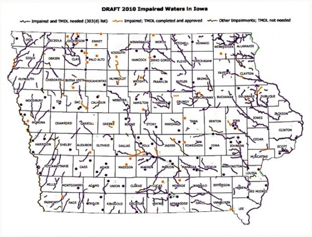 Water Pollution Found In All Of Iowa's Counties 