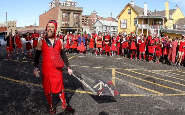 ... Harriers benefit Wounded Warrior Project with annual Red Dress Run