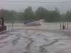 Rain and hail in Deadwood