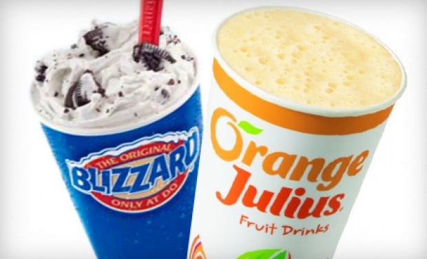 dairy queen orange julius dairy queen orange julius