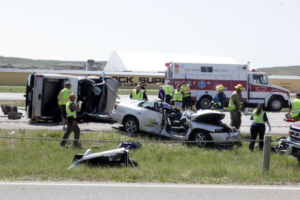 Interstate 90 wreck slows traffic, two injured