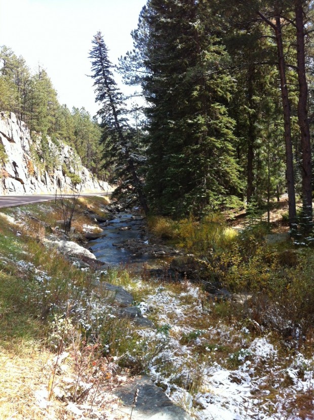 black hills snow