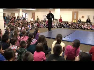 Josh Usera teaches unique class on self respect at General Beadle Elementary school