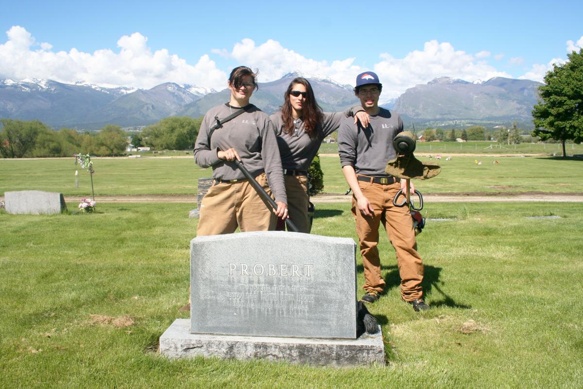 Cemetery work Trapper Creek Job Corps students help prepare for