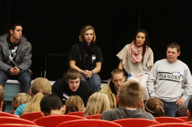 Job Corps students speak at middle school