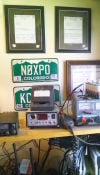 Amateur radio operators preparing for weekend event