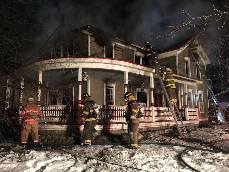 Pentwater Lowell Street home burns late Wednesday night Local