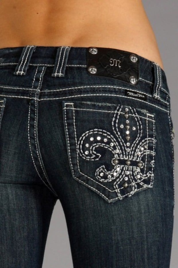 rhinestone jeans