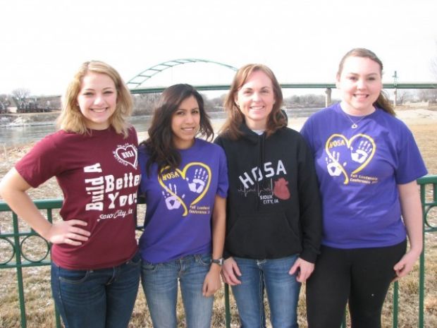Health Science students cystic fibrosis walk