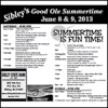 Sibley's Good Ole Summertime - June 8 and 9