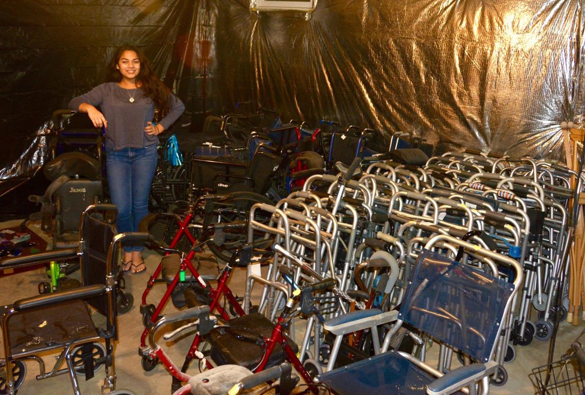 Teen collects orthopedic aids for Sri Lanka's poor