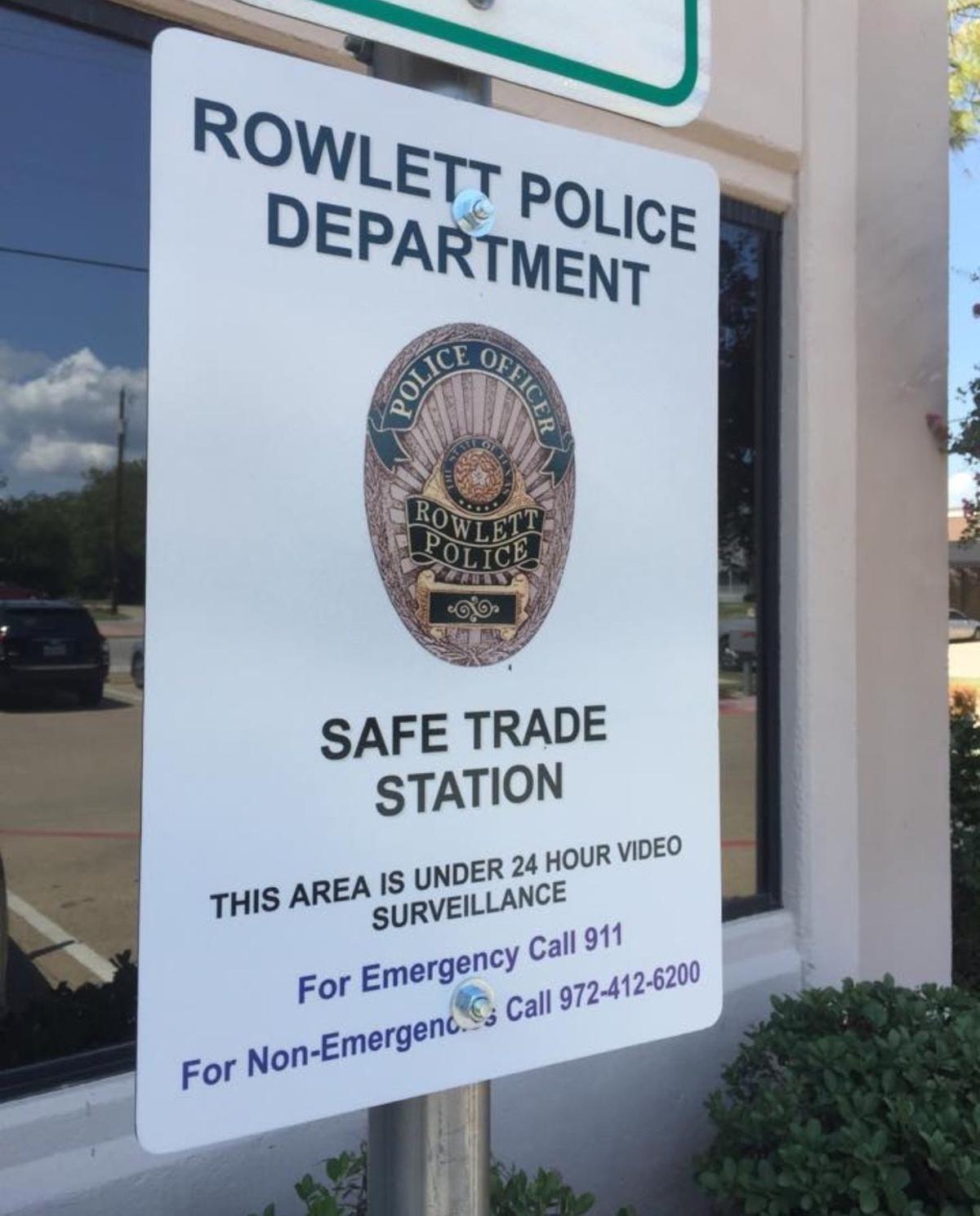 Safe trade zone added at Rowlett police department Rowlett Lakeshore