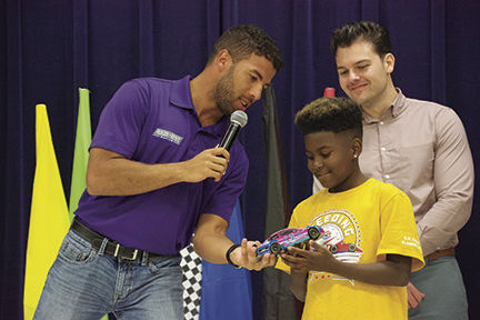 NASCAR’s Wallace Visits B.B. Owen Elementary | News | Starlocalmedia.com