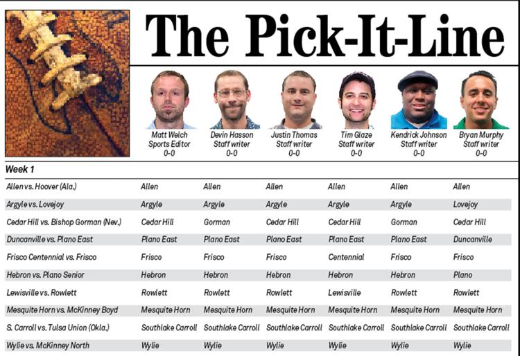 The PickItLine SLM's sports staff predicts Allen/Hoover, Cedar Hill