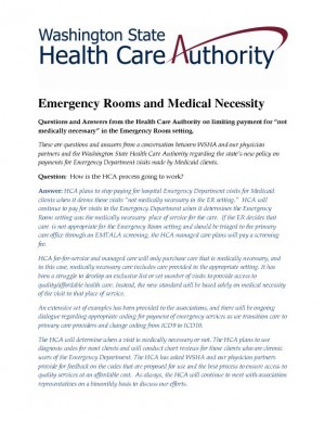 does medicaid cover emergency room visits