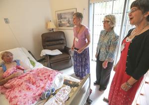 Hospice choir sings at the threshold of life and death