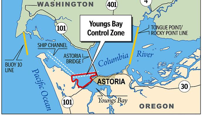 Buoy 10 map | | tdn.com