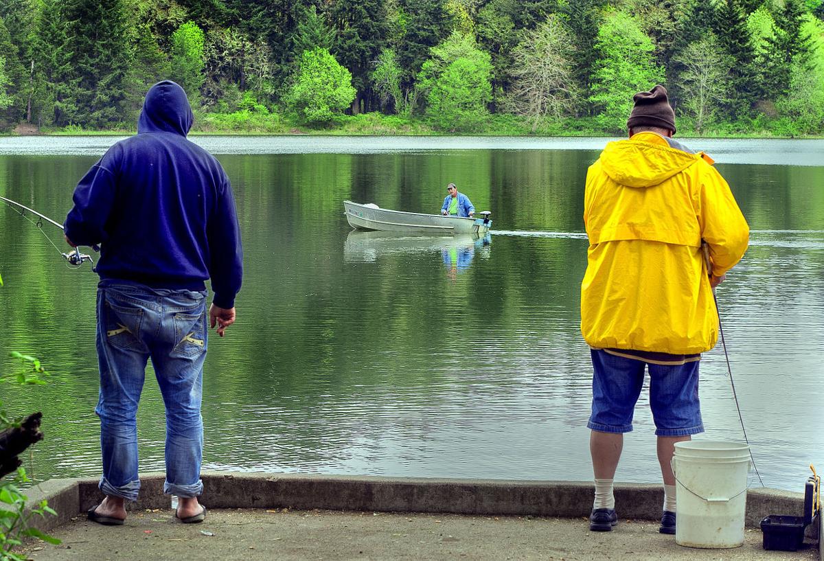 News Photo Gone fishing Local