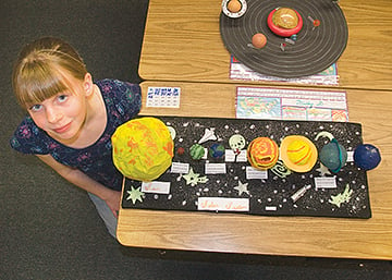 Fourth graders build solar system models  News  tetonvalleynews.net