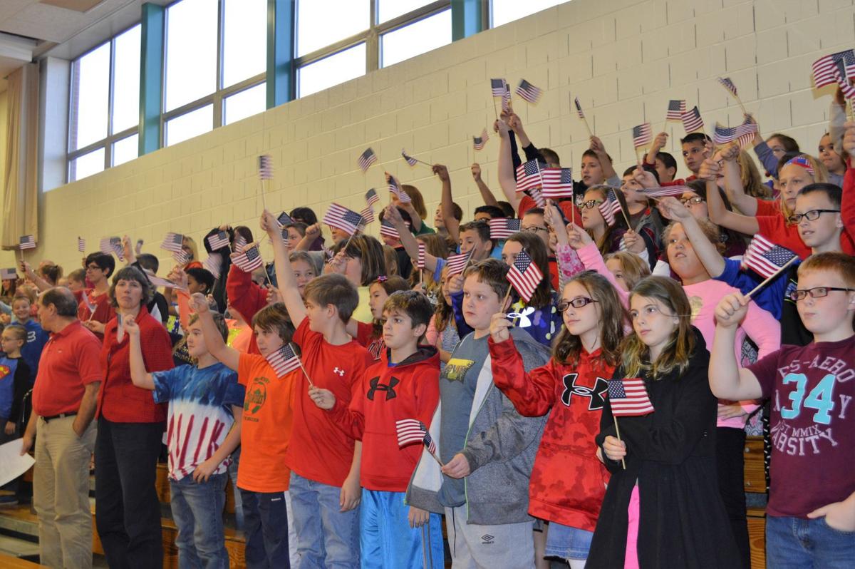 Brockway elementary students salute veterans News