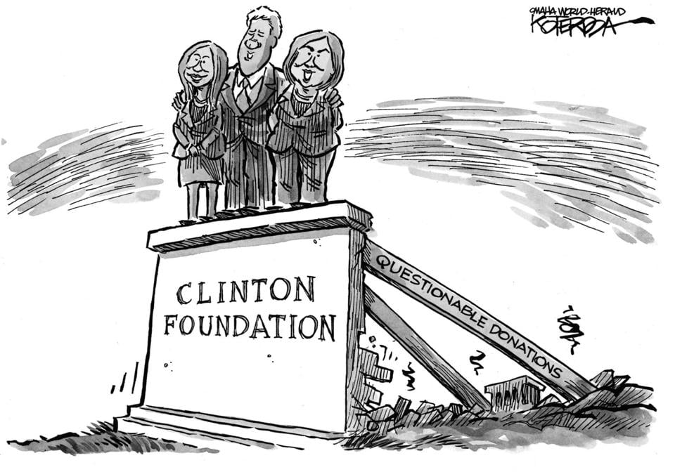 Image result for clinton foundation cartoons