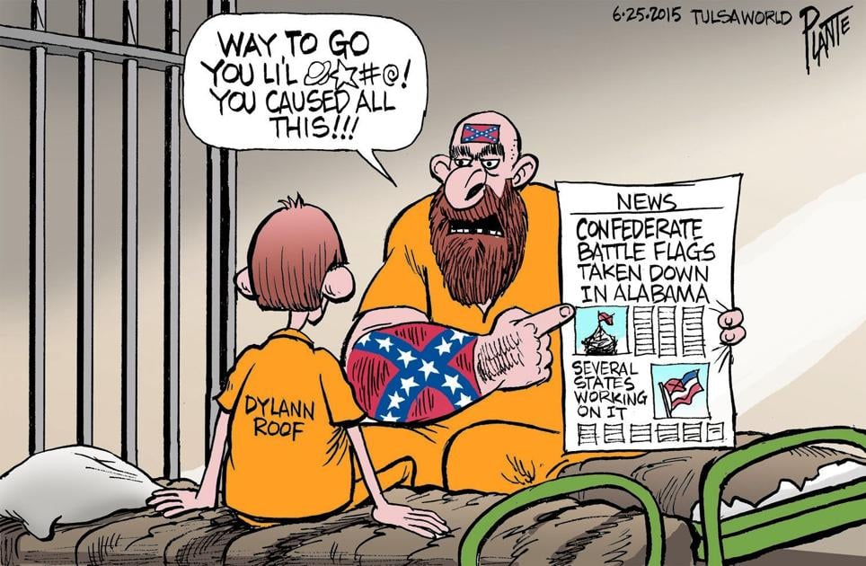 Bruce Plante Cartoon Racist Shootings Unintended Result The Eagle