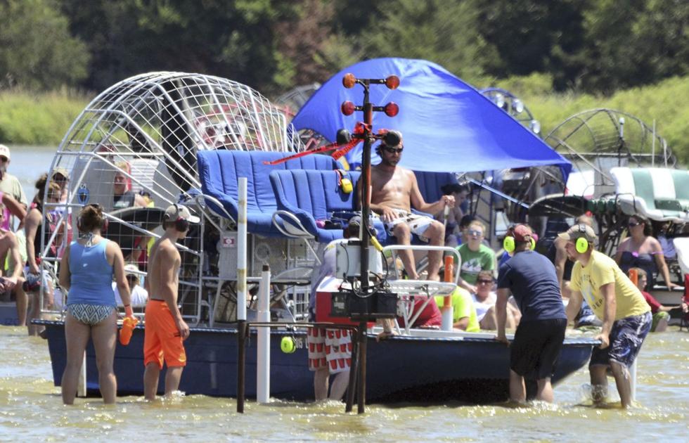 Airboat Race Crowd Enjoys High Horsepower The Grand