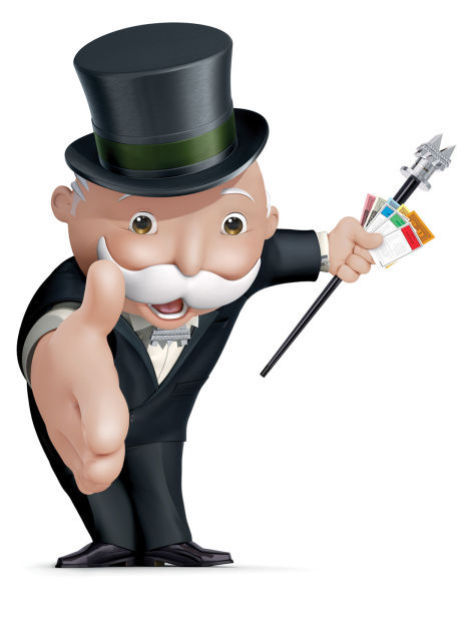 little man from monopoly game