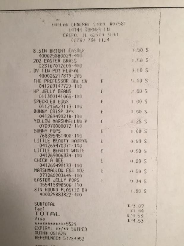 Dollar General, Easter gifts 24.53