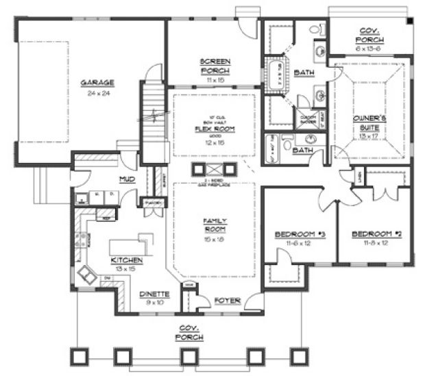 House Plans with Dimensions