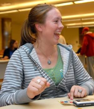 Grandma Playing Bingo