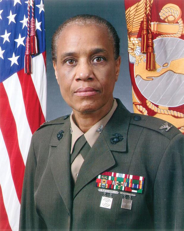 Retired Marine Corps Col Adele Hodges Military