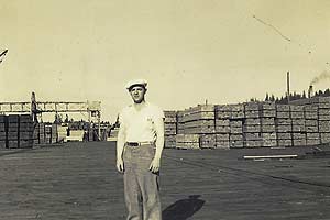 Henry Hansen, ILWU Local 12 longshoreman in undated photo