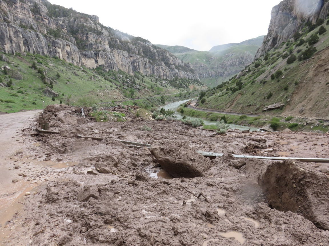 [Updated] U.S. 20 through Wind River Canyon could reopen Wednesday