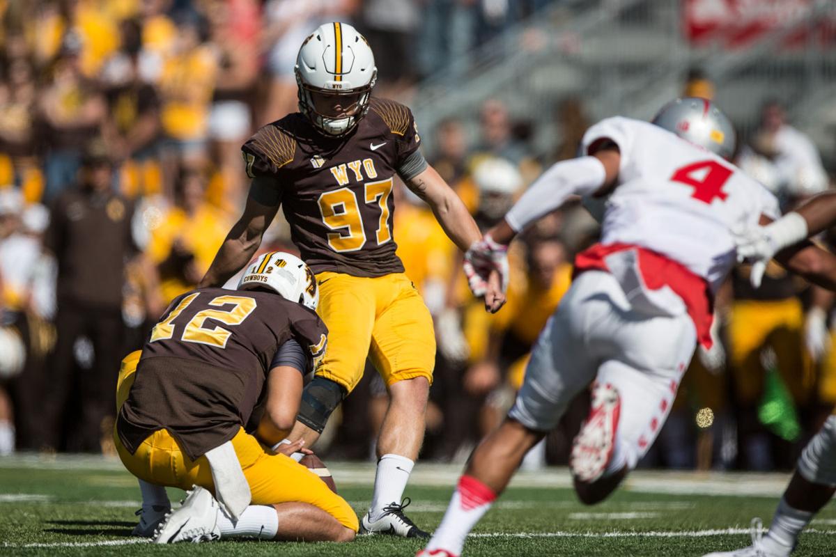Wyoming kicker Tristan Bailey's first field goal takes 'big burden' off
