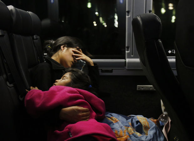 The Sotos' Greyhound bus journey